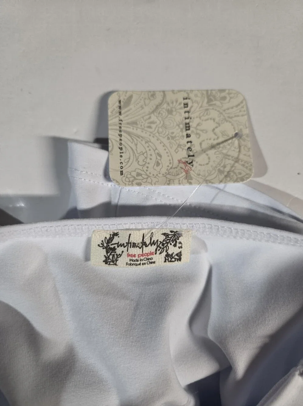 Free People White Halter Camisole Tank